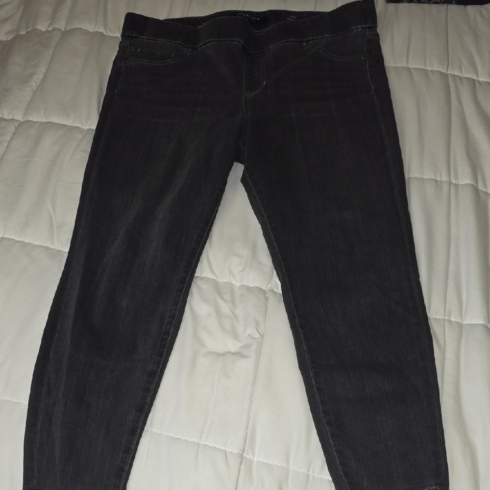 Liverpool Women's Dark Gray "The Skinny" Ankle Jeans Size 14P